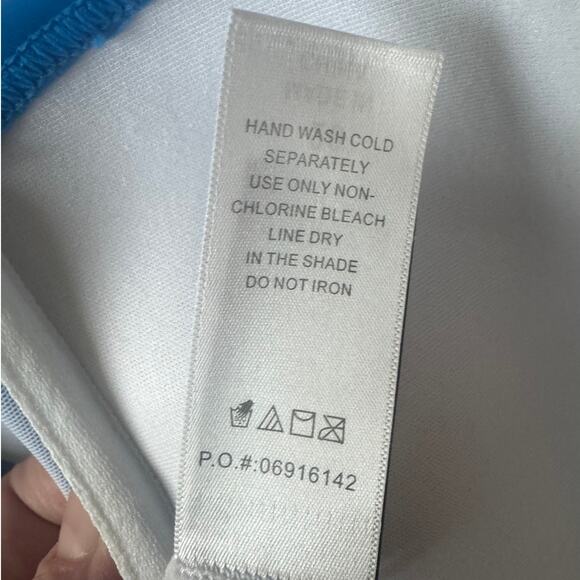 NWT Swimsuits For All | Blue Valentine Ruched Bandeau Bikini Top | Size 20 - Picture 8 of 10